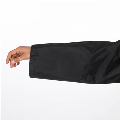 Дождевик-плащ "Ротик OFF", размер 42-48, 60 х 110 см, цвет чёрный