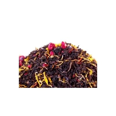 Чай черный "Любовная страсть" Индийский черный чай с ягодами малины, смородины, ежевики, рябины, плодами клюквы, с лепистками сафлора, мальвы.  НОВИНКА!!! 255