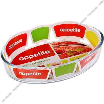 Appetite Форма овал 1,6л 26х18 h6см, уп/рубашка