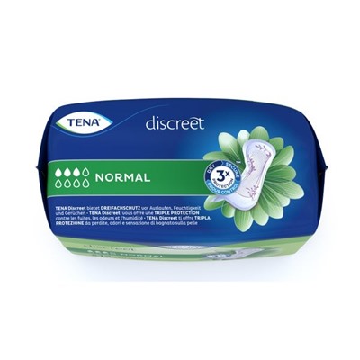 TENA discreet Einlagen normal  Гигиенические прокладки  Нормальное впитывание 12 шт.