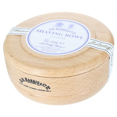 D.R. Harris Lavender Shaving Soap in Bowl Beech  Лавандовое мыло для бритья в Bowl Beech