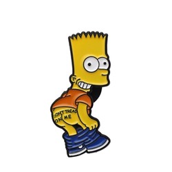 Металлический значок "Барт"