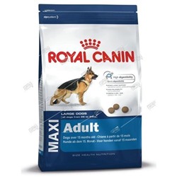 ROYAL CANIN корм для собак Макси Эдалт 15кг крупных пород