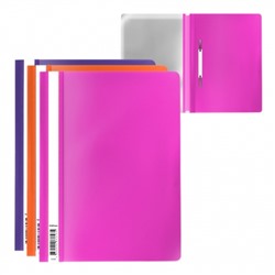 Папка-скоросшиватель А4 120/180мкм Soft Caribbean Sunset, ассорти, 2шт, текстура поверхности- софт-тач