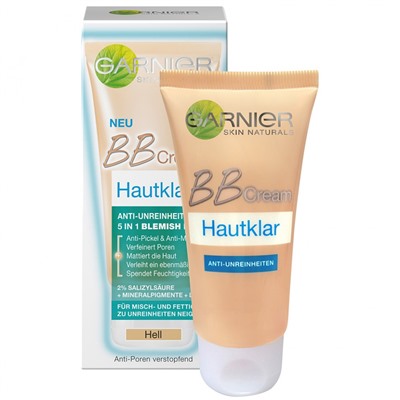 GARNIER (ГАРНЬЕ) Hautklar 5in1 BB-Cream 50 мл