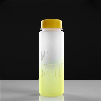 Бутылка для воды "My bottle", 500 мл, 19.5 х 6 см, микс
