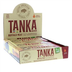 Tanka, Bar, Buffalo Meat with Cranberries and Pepper Blend , 12 Bars, 1 oz (28.4 g) Each