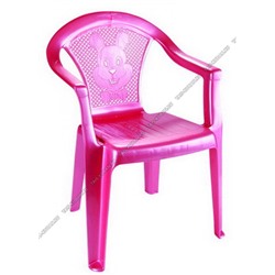 Кресло "Малыш" (37х36 h54см) с шир.спин,подлок,роз