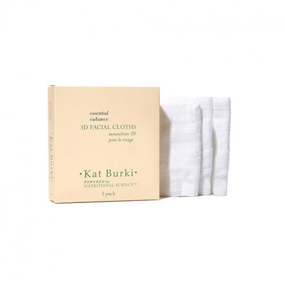 Kat Burki Skincare 3D Supreme Weave Muslin Cloths  Муслиновые салфетки 3D Supreme Weave