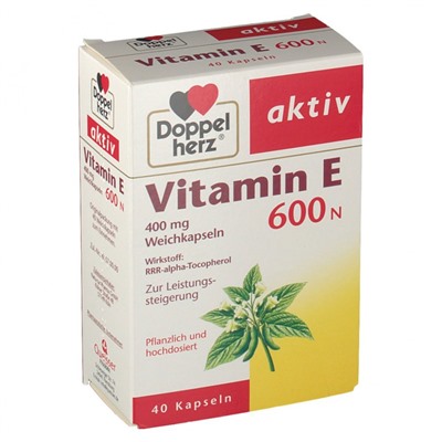 Doppelherz (Доппельхерц) aktiv Vitamin E 600 N 40 шт