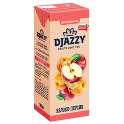 «Djazzy», сок яблоко-персик, 0.2л