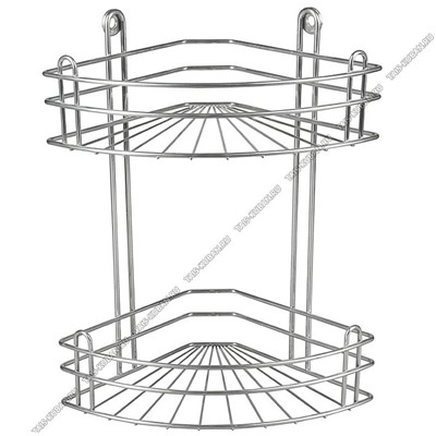 Полка настен 2-х ярус,углов. (28х18 h25см) борт 3п