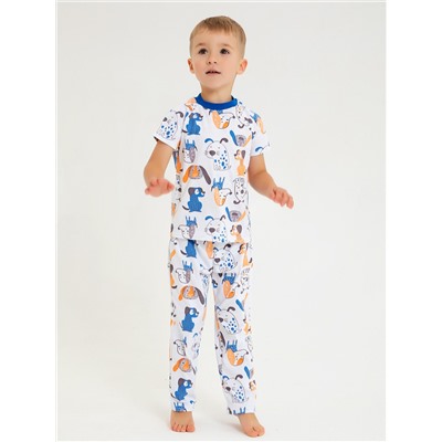 Пижама: футболка, брюки "SLEEPY CHILD" для мальчика (2830618)