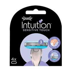 Wilkinson Sword Intuition Sensitive Touch Rasierklingen, 4 шт