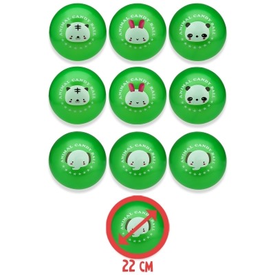 Мяч детский 22см "Милый зверек" (цвет-микс) ( кратно 10) ( Арт. AN03377)