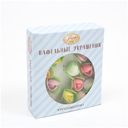 Вафельные кондитерские украшения «Фигурные», микс, 10 г