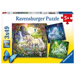 Набор пазлов Ravensburger «Единороги», 3х49 эл. R09291