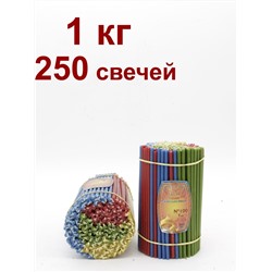 Разноцветные восковые свечи № 100