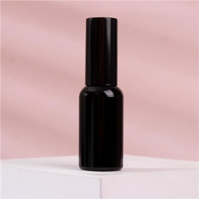 Бутылочка для хранения с распылителем «Black», 30 мл, цвет чёрный