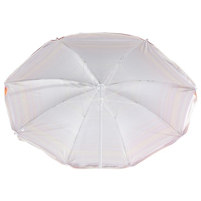 Зонт пляжный «Модерн» с серебряным покрытием, d=150 cм, h=170 см, МИКС
