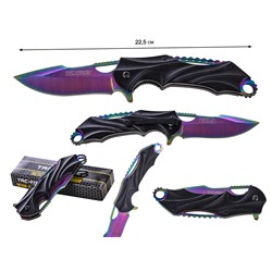 Складной нож Tac-Force TF-858RB (США) (Шикарный фолдер с радужным клинком из качественной стали. Экстремально низкая цена по специальной акции для наших покупателей!)№590 *