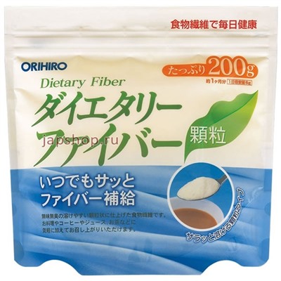 *Orihiro Пищевые волокна, 200 гр(4971493106431)
