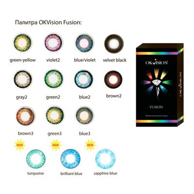 Контактные линзы OKVision Fusion (2 шт.)