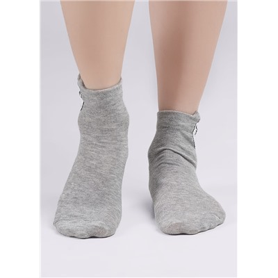 Носки для девочки CLE С1478 16-18,18-20 меланж серый