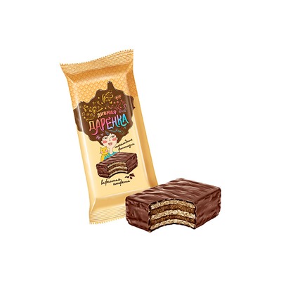 Конфета «Дивная Даренка» с шоколадной начинкой (коробка 1,5 кг)