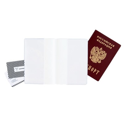 Обложка для паспорта "Своих не бросаем", ПВХ, полноцветная печать