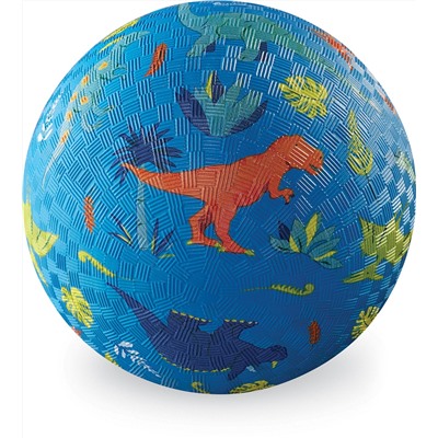 Мяч Crocodile Creek «Динозавры», голубой, 18 см 21711