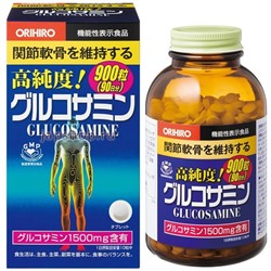 Orihiro Глюкозамин и Хондроитин с витаминами, курс на 90 дней, 900 таблеток, 225 гр(4571157256290)