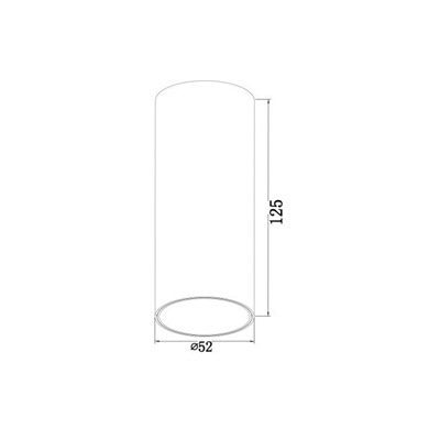 Светильник потолочный MAYTONI Ceiling & Wall FOCUS LED 4 м², 5.5x12x5.5 см, LED