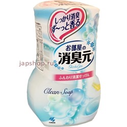Oheyano Shoshugen Жидкий дезодорант  для комнаты с ароматом мыла и чистоты 400 мл.(4987072068946)