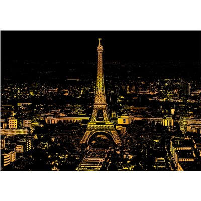 Bright City Paris Скретч-картины