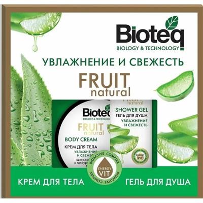 Bioteq BIOTEQ Набор Увлажнение и свежесть Крем для тела 150мл + Гель для душа 180мл