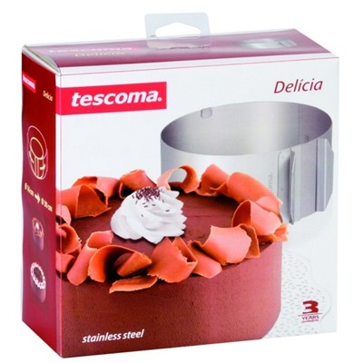 Форма для торта Tescoma Delicia, регулируемая, круглая
