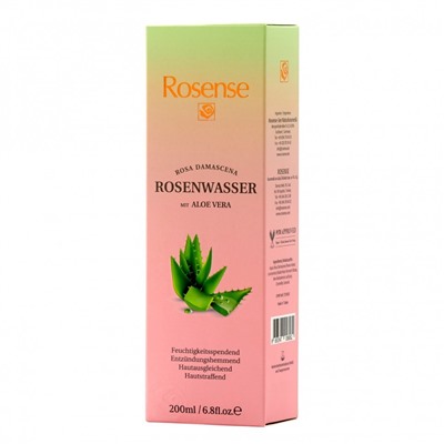 Rosense Rosenwasser mit Aloe Vera  Розовая вода с алоэ вера