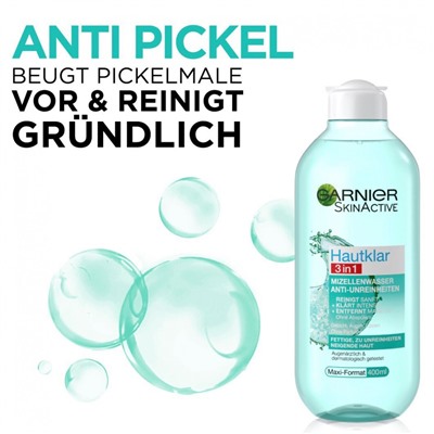 Garnier 3IN1 Mizellenwasser  мицеллярная вода 3 в 1