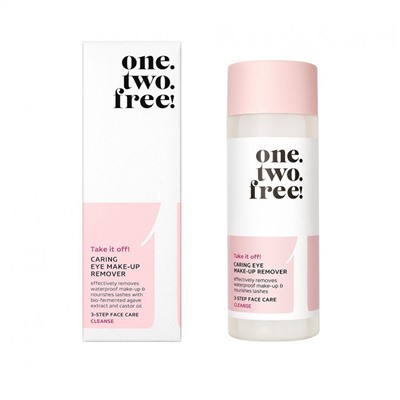 one.two.free! Caring Eye Make-Up Remover  Средство для снятия макияжа с глаз