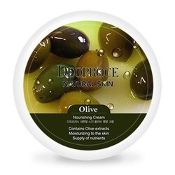 Крем для лица и тела с маслом оливы DEOPROCE Natural Skin Olive Nourishing Cream