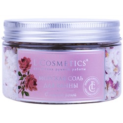 L Cosmetics. Classic. Морская соль мертвого моря для ванн с сухоцветами Чайная роза 300 г