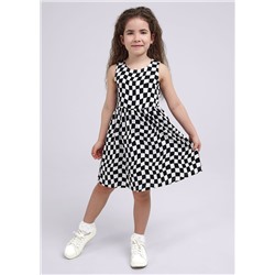 Платье детское CLE 845061гн белый/чёрный