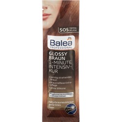 Balea (Балеа) Glossy Braun 1-Minute Intensiv-Kur Professional 1-минутная маска для волос Интенсивное лечение, 20 мл