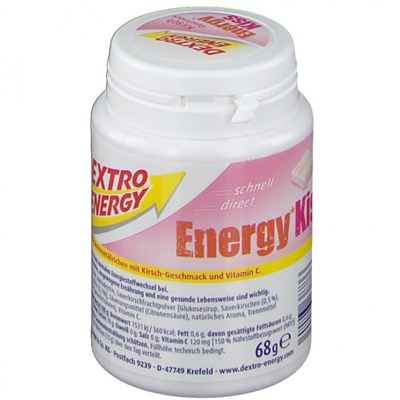 DEXTRO (ДЕКСТРО) ENERGY Energy Kiss Kirsche + Vitamin C 60 г