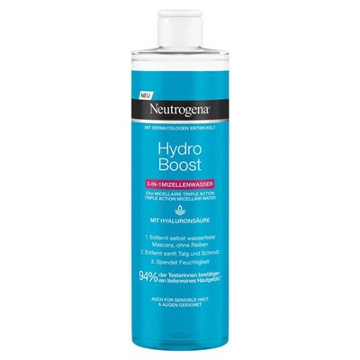 Neutrogena Mizellenwasser quot;Hydro Boost 3in1quot;  Мицеллярная вода "Hydro Boost 3in1"