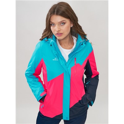 Горнолыжная куртка женская голубого цвета 551913Gl