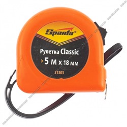 Рулетка Classic 5м х 18мм, плас.корпус