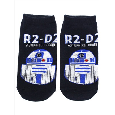 Короткие носки р.37-44 "Star Wars" R2-D2