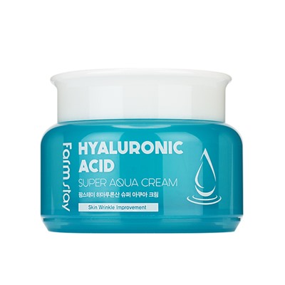 Крем для лица увлажняющий с гиалуроновой кислотой FARM STAY Hyaluronic Acid Super Aqua Cream